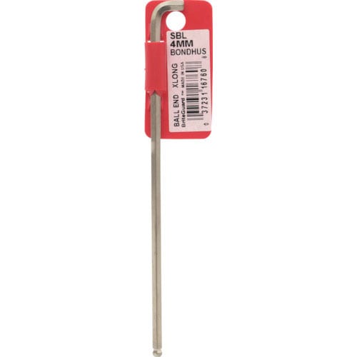 ボンダス　スタビー・ボールポイント・Ｌ－レンチ　エクストラロング　４ｍｍ　（首下ショートタイプ）＿