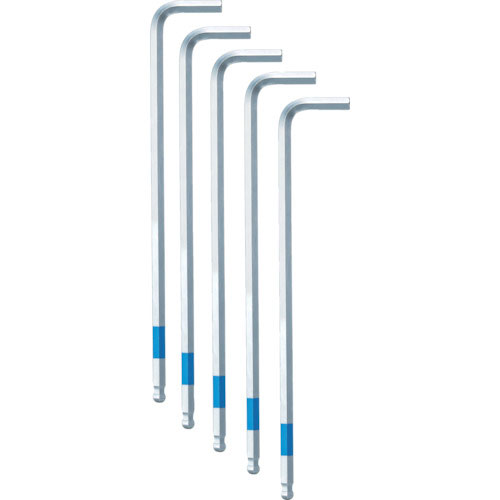 ワイズ　スーパーボールレンチ　【単品】５本組（ＬＬ）６．０ｍｍ＿