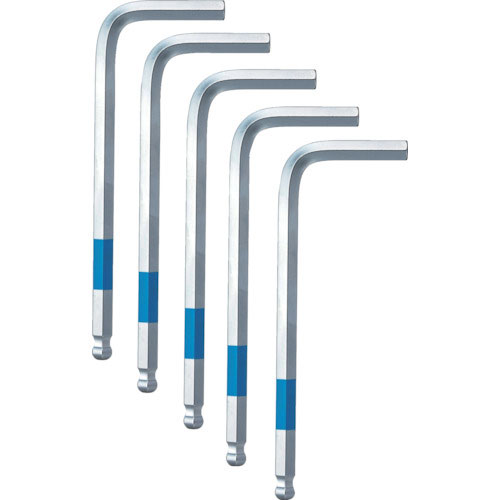 ワイズ　ボールポイントレンチ　【単品】５本組ＮＣ（標準サイズ）６．０ｍｍ＿