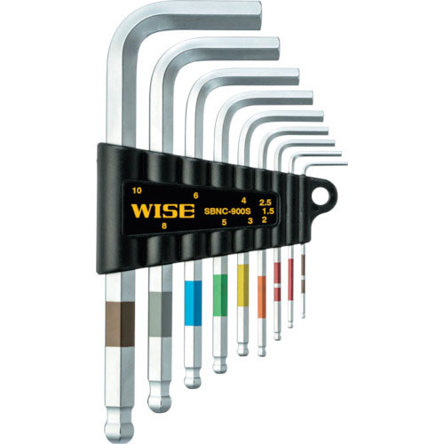 ワイズ　ボールポイントレンチ　９本セットＮＣ（標準サイズ）＿