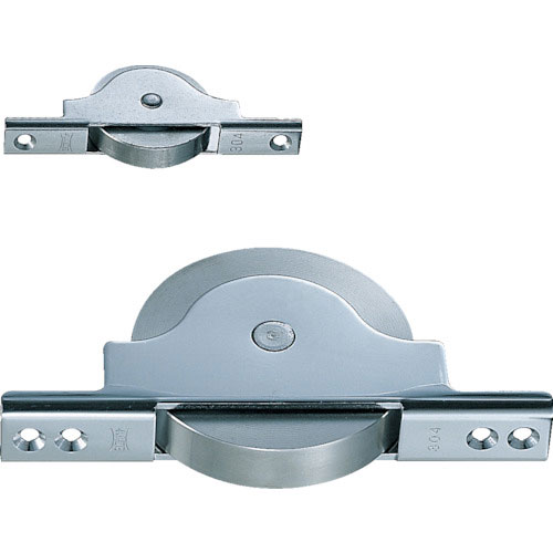 ヨコヅナ　ベアリング入ステンレス戸車　５０ｍｍ　平＿