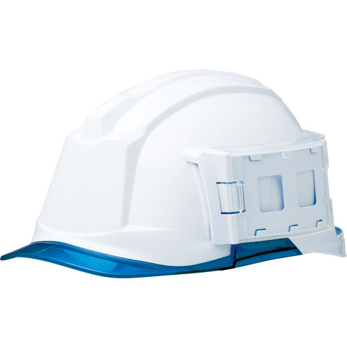 ミドリ安全　ＩＤケース付ヘルメット　ＳＣ－１９ＰＣＬ－ＩＤ　ＲＡ３　α　ホワイト／ブルー＿