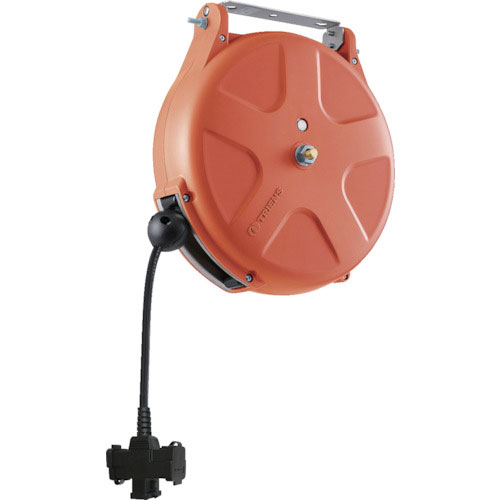 ＴＲＩＥＮＳ　１００Ｖコードリール１．２５×３心×１０ｍ　オレンジ＿