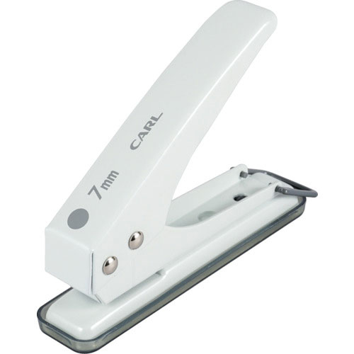 カール　１穴パンチ　ホワイト　穴径７ｍｍ＿