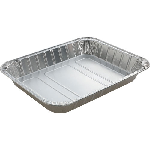 ＴＲＵＳＣＯ　使い捨てアルミ容器　大型深型　３６０Ｘ３００Ｘ５０　５枚入＿