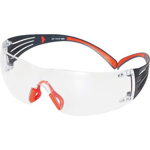 ３Ｍ　セキュアフィット　保護めがね　クリア　ＳＦ４０１ＳＧＡＦ－ＲＥＤ　ＪＩＳ＿