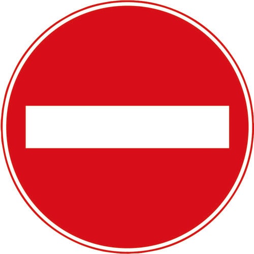 ミツギロン　表示シール　進入禁止　ＳＦ－６８－Ｃ＿