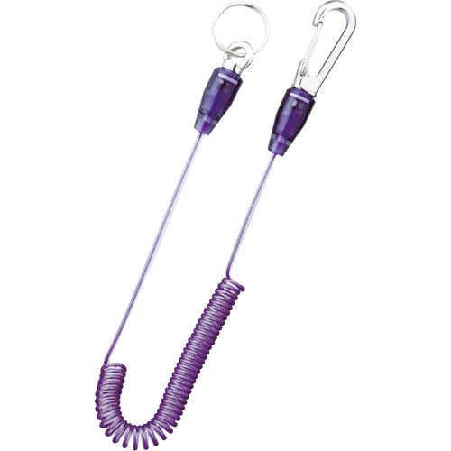 ＴＯＰ　スリムセーフティコード　ステンレスワイヤー　バイオレット＿