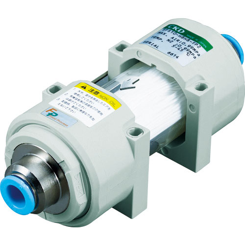 ＣＫＤ　エアフィルター　除菌フィルタ・インラインタイプ　Φ８チューブ継手付き＿