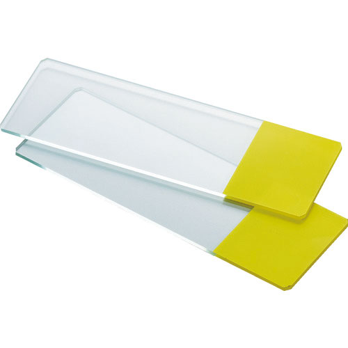 ＴＲＵＳＣＯ　スライドガラス　フロスト有　イエロー（５０枚入り）＿