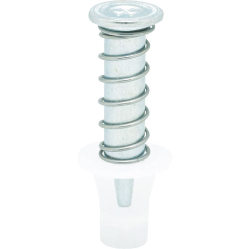 三門　デッキプレート用インサート　スプリングハンガー　４分　白　１００個入＿