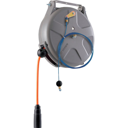 ＴＲＩＥＮＳ　エアーホースリール　内径８ｍｍ×６ｍ　ブレーキ式＿