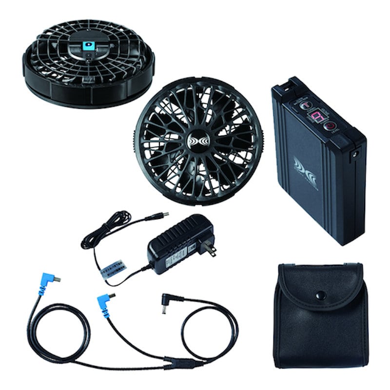 空調服　空調服［［Ｒ下］］スターターキットブラック＿