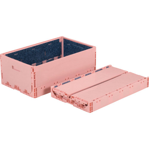 サンコー　折りたたみコンテナー　５５９８９０　コールドオリコンＥＰ３９Ｂ　ピンク＿