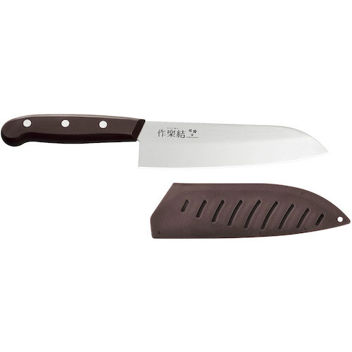 下村工業　包丁　作楽結　サヤ付き万能包丁