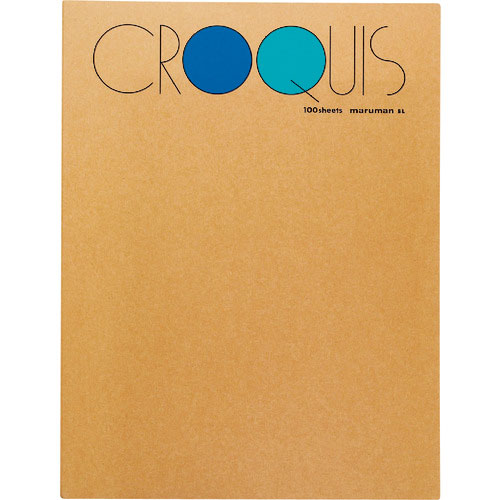 マルマン　ノート　クロッキー　白クロッキー３５６×２６８　Ｌサイズ＿