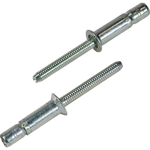 エビ　高強度ブラインドリベット　Ｓボルト（皿頭）　Φ６．４／板厚１２．０ｍｍ　（１５本入）＿