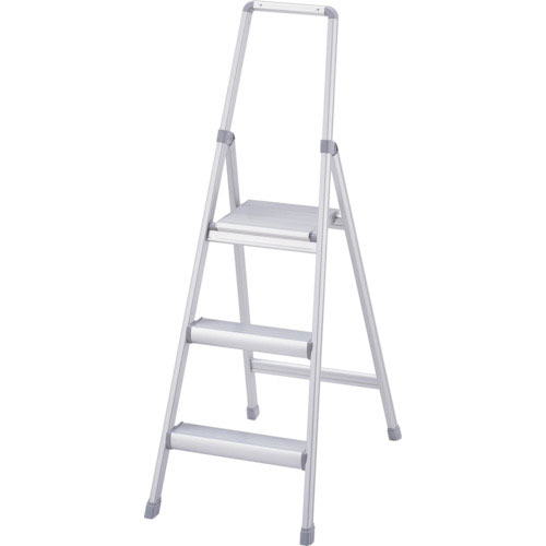 ハセガワ　天板幅広上枠付きアルミ踏台　ＳＲＡ型　３段（１７８９６）＿