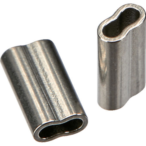 ＴＲＵＳＣＯ　ワイヤロープ用ステンレススリーブ（２個入）０．８～１．０パイ用＿