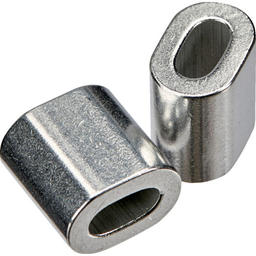 ＴＲＵＳＣＯ　ワイヤロープ用アルミスリーブ（２個入）２．５パイ用＿