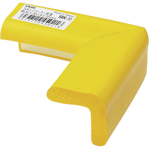 光　スポンジコーナー用　黄３０×３０ｍｍ＿