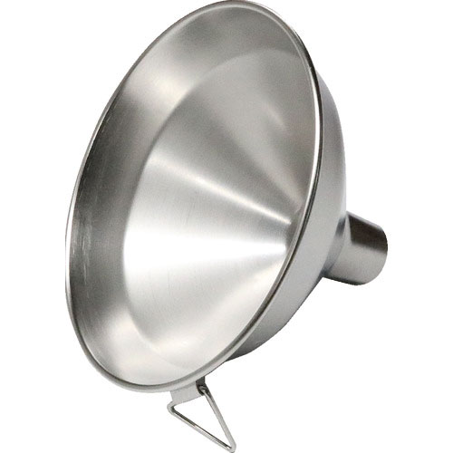 ＴＲＵＳＣＯ　ステンレス一斗缶用ロート　上径φ１５５×下径φ２７×全長１０５　足長２８＿