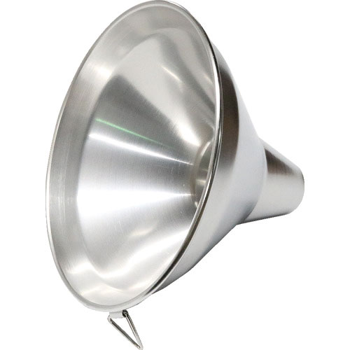 ＴＲＵＳＣＯ　ステンレス太口ロート金具付き（粉ロート）　上径φ２１０×下径φ４８×全長１６７　足長６＿