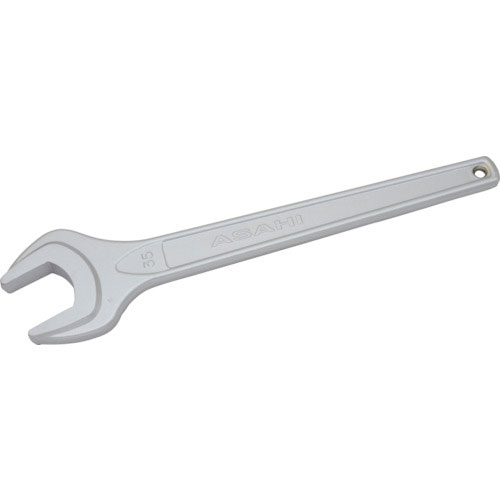 ＡＳＨ　丸形片口スパナ強力タイプＪＩＳＨ（クロムめっき）３５ｍｍ＿
