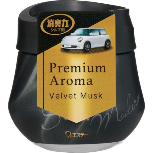 エステー　クルマの消臭力　Ｐｒｅｍｉｕｍ　Ａｒｏｍａ　ゲルタイプ　ベルベットムスク＿
