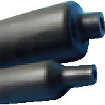 ＴＲＵＳＣＯ　熱収縮チューブ４：１　収縮前内径６．０ｍｍ　長さ１ｍ　５本入＿