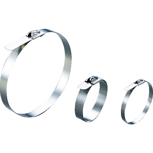 ＴＲＵＳＣＯ　ステンレスバンド　取り外し可能タイプ　Ｗ５．０Ｘ３５０Ｌ　（１０本入）＿