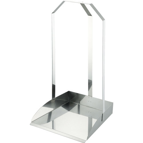 ＴＲＵＳＣＯ　オールステンレスチリトリ　三ツ手チリトリ　穴なし＿