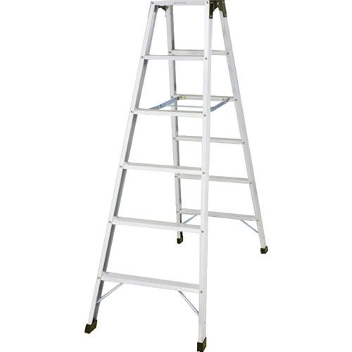 ハセガワ　アルミ合金製天板幅広専用脚立　天板高さ１．８ｍ＿