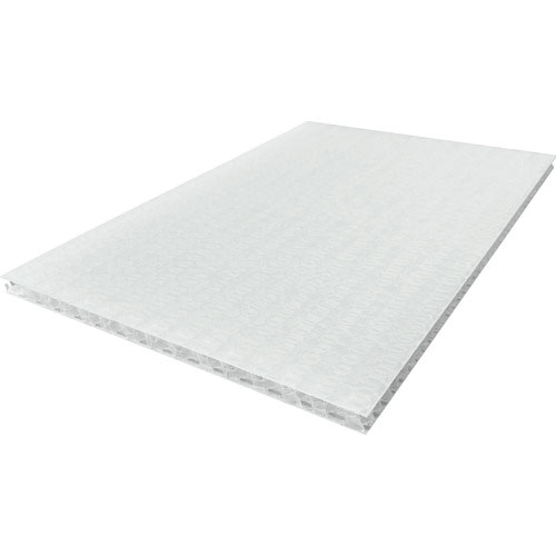 リス　テクセル１０ｍｍ樹脂板　６３３７６３　樹脂製中空ボードナチュラル６００Ｘ９００＿