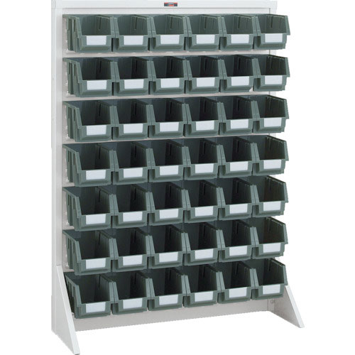 ＴＲＵＳＣＯ　パネルコンテナラック　９１０Ｘ３２０ＸＨ１２４０　中Ｘ４２＿