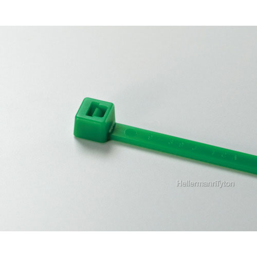 ヘラマンタイトン　カラータイ　幅３．５×長さ１５２ｍｍ　屋内使用　（１００本入）　グリーン＿