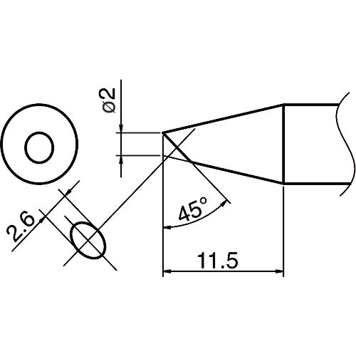 白光　こて先／ＳＳＢＣ２型＿