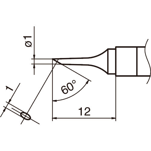 白光　こて先　１Ｃ型＿