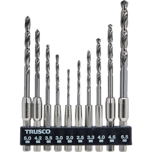 ＴＲＵＳＣＯ　六角軸鉄工ドリル　１０本組＿