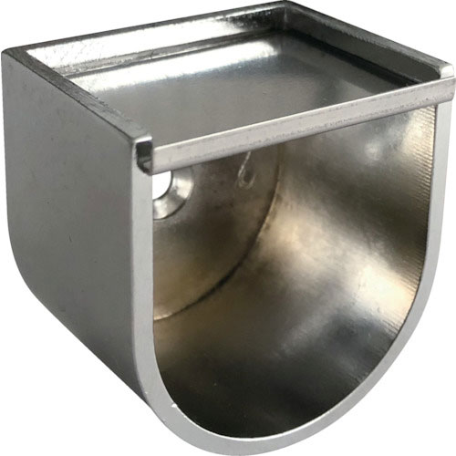 ＴＲＵＳＣＯ　パイプ取付金具　ダイカストＵ型ソケット　２５ｍｍ（ネジ止め付）＿