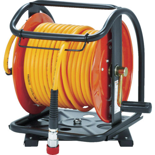 ＴＲＵＳＣＯ　Ｃ型エアーリール　ワンタッチカップリング付　７Ｘ１０ｍｍ　３０ｍ巻＿