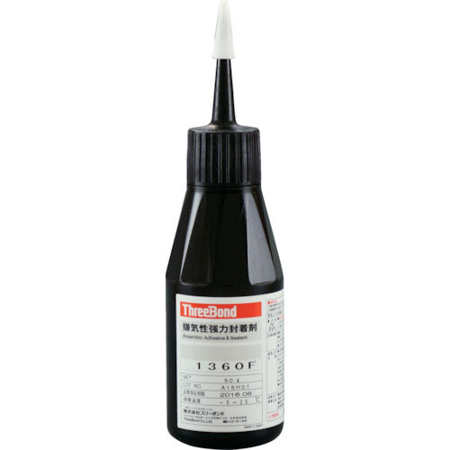スリーボンド　嫌気性強力封着剤　高強度・高耐熱・速硬化タイプ　ＴＢ１３６０Ｆ　５０ｇ　青色＿