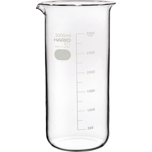 ＨＡＲＩＯ　トールビーカー　目安目盛付　３０００ｍｌ＿