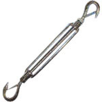 水本　ステンレス　枠式ターンバックル外れ止め付（フック＆フック）　捻子径２分５厘＿