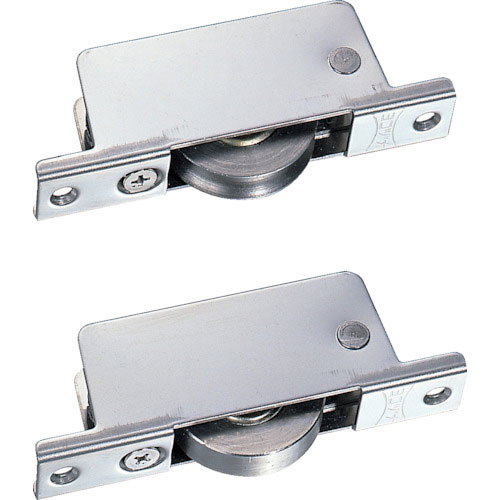 ヨコヅナ　調整戸車１７型ステン枠ＢＲＧ入ステンレス車　３６ｍｍ　丸＿