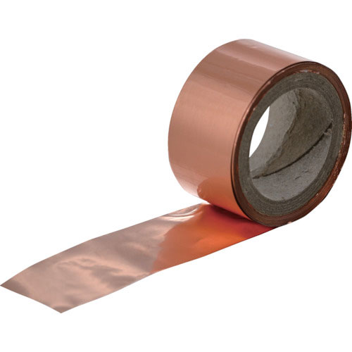 ＴＲＵＳＣＯ　導電性テープ０．０２ｔ　１０ｍｍＸ１０ｍ　粘着テープなし＿