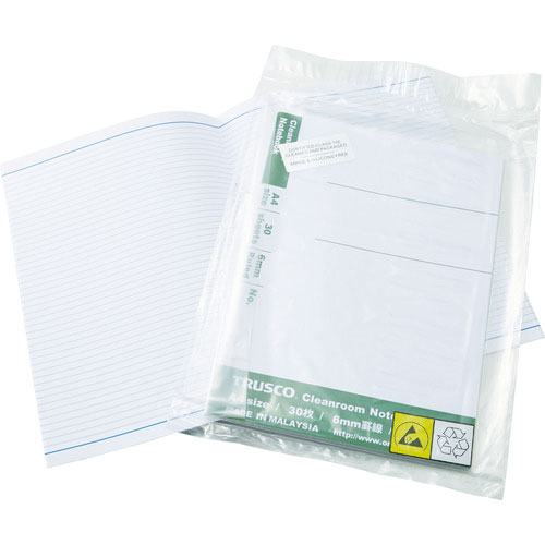 ＴＲＵＳＣＯ　クリーンルーム用ノート　Ａ４＿