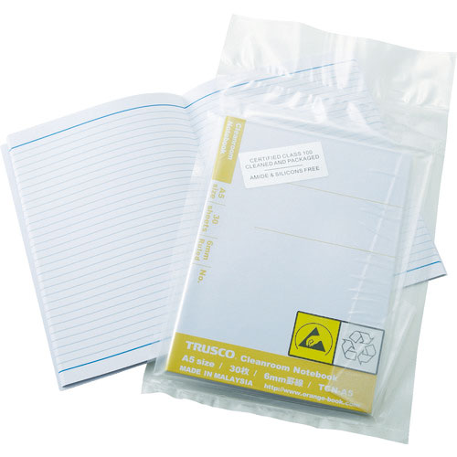 ＴＲＵＳＣＯ　クリーンルーム用ノート　Ａ５＿