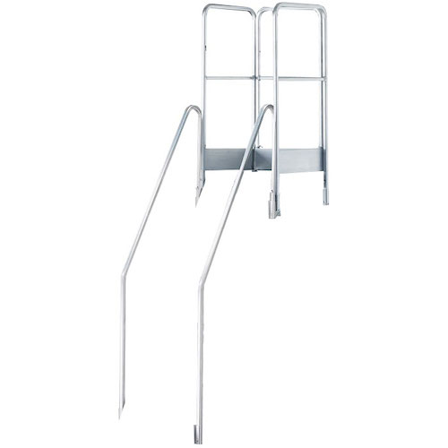 ＴＲＵＳＣＯ　踏み台ＴＤＡＤ用フルセット手すり　高さ９００ｍｍ　本体高さ２．１０ｍ用＿