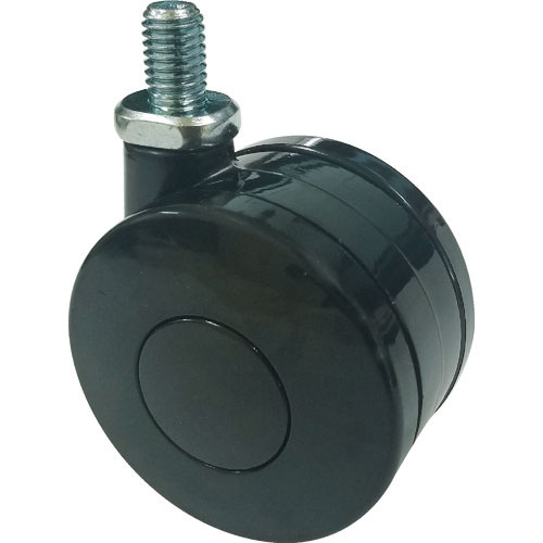 ＴＲＵＳＣＯ　ねじ込み双輪キャスター　ナイロン車輪　自在　Φ６０　Ｍ１０＿